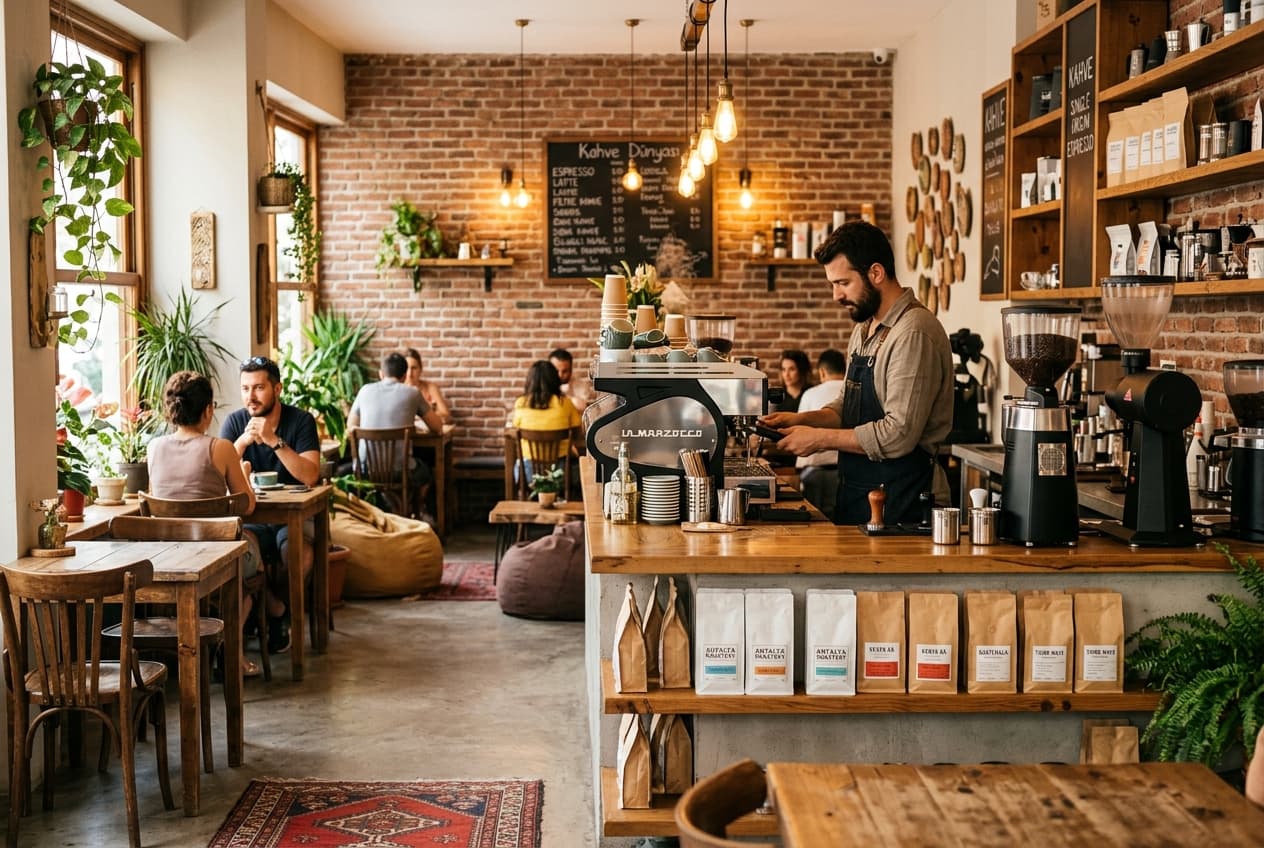 Incommon Coffee çalışma masaları
